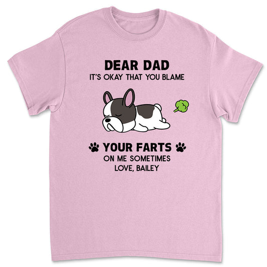 Blame On Dog - Personalized Custom Unisex T-shirt