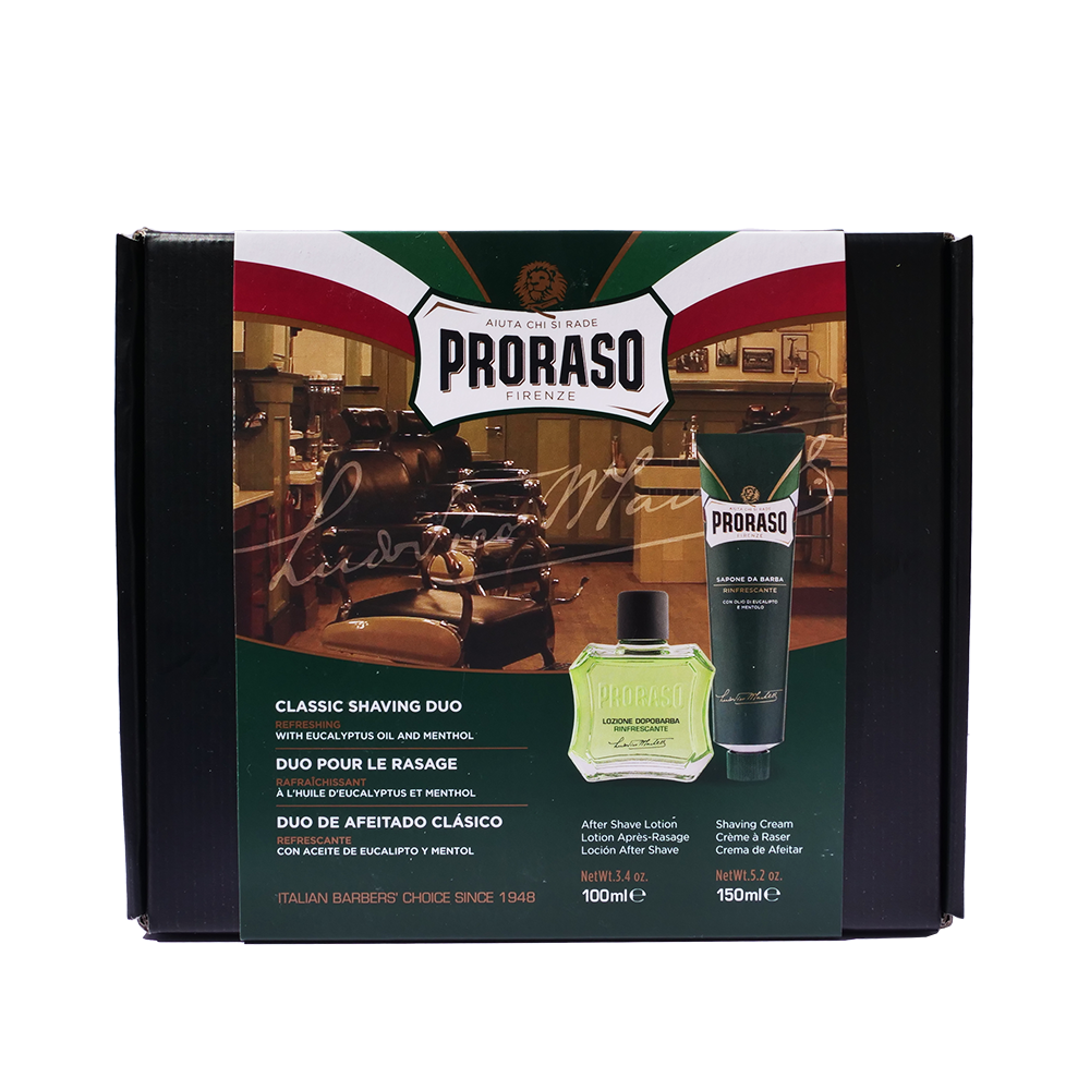 Proraso Duo Classic Shaving Kit - Refresh