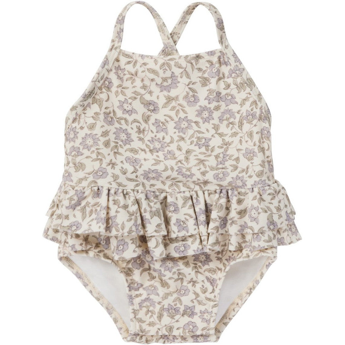 Quincy Mae Ruffled One-Piece Swimsuit | French Garden