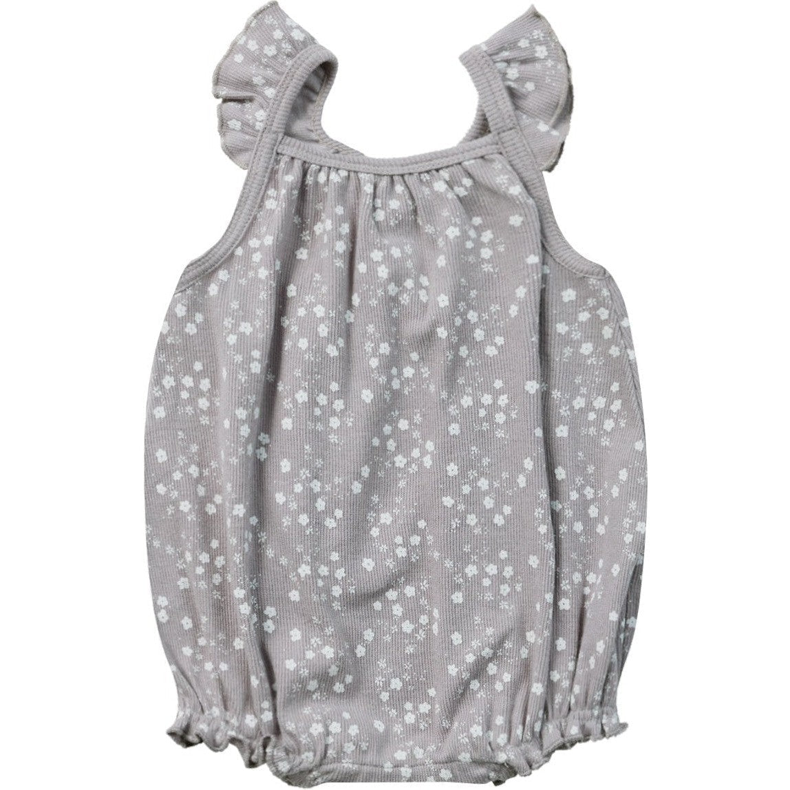 Quincy Mae Ribbed Ruffle Romper | Fleur