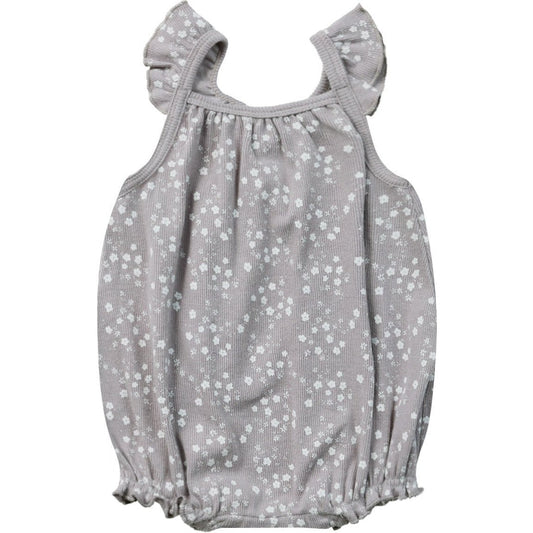Quincy Mae Ribbed Ruffle Romper | Fleur