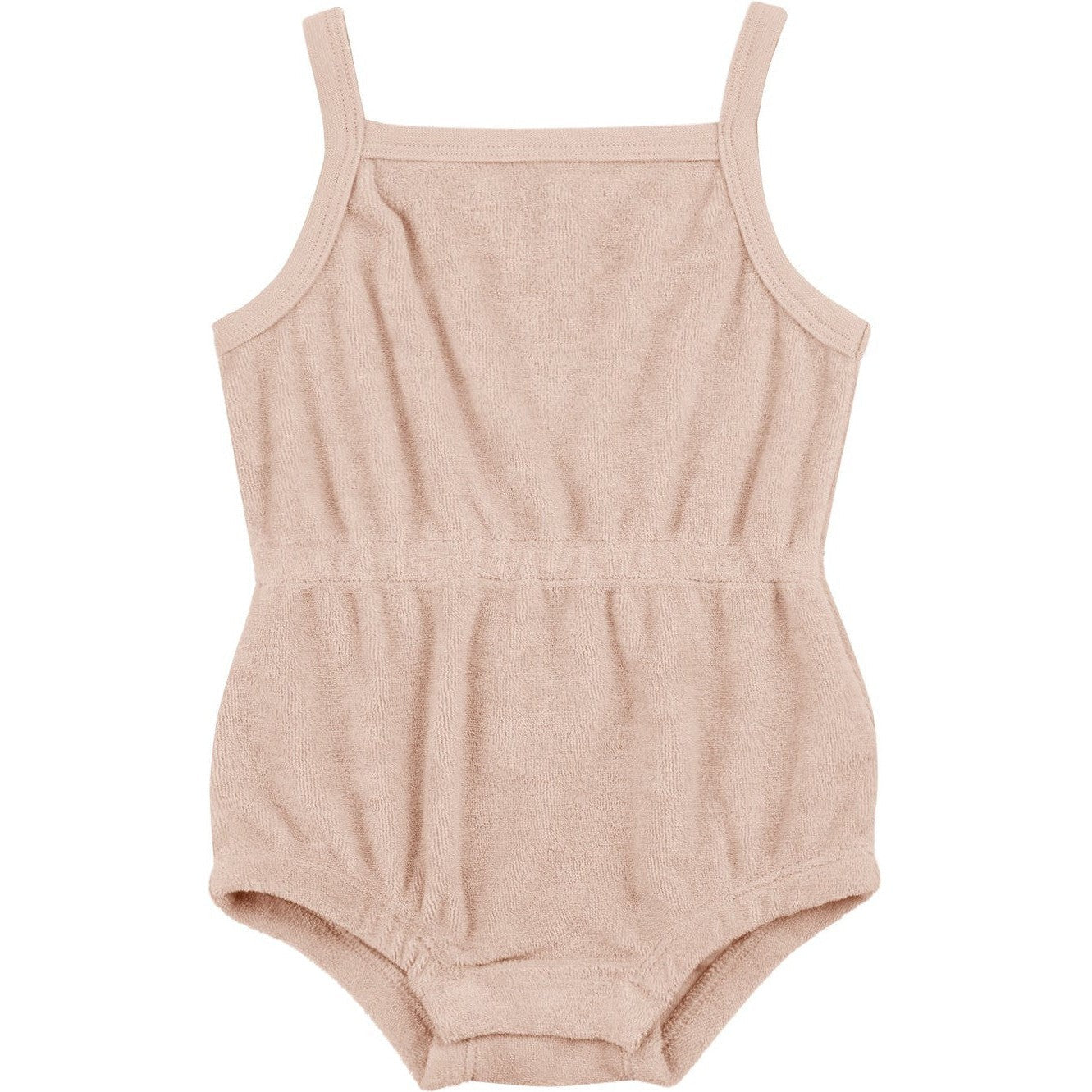 Quincy Mae Terry Cinch Romper | Blush