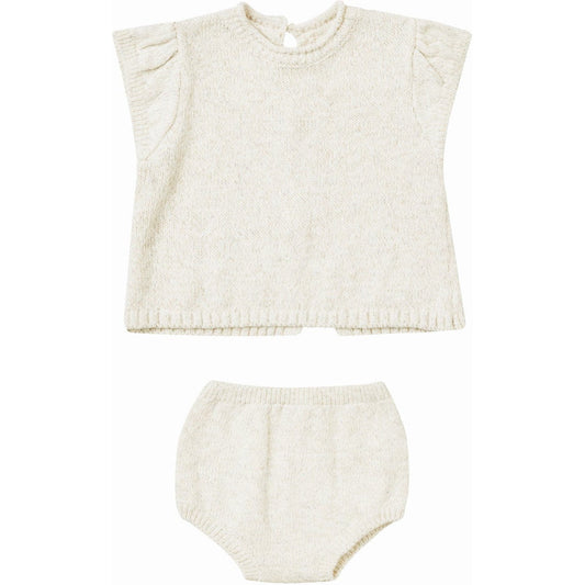Quincy Mae Penny Knit Set | Ivory