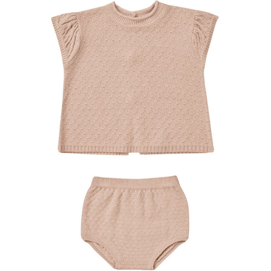 Quincy Mae Penny Knit Set | Blush