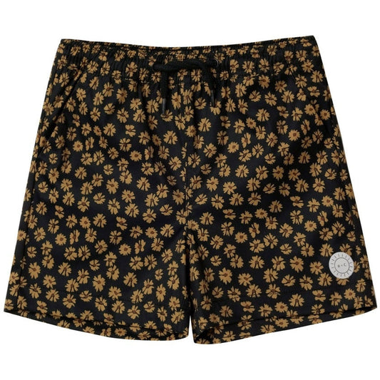 Rylee + Cru Boys Boardshort | Black Floral