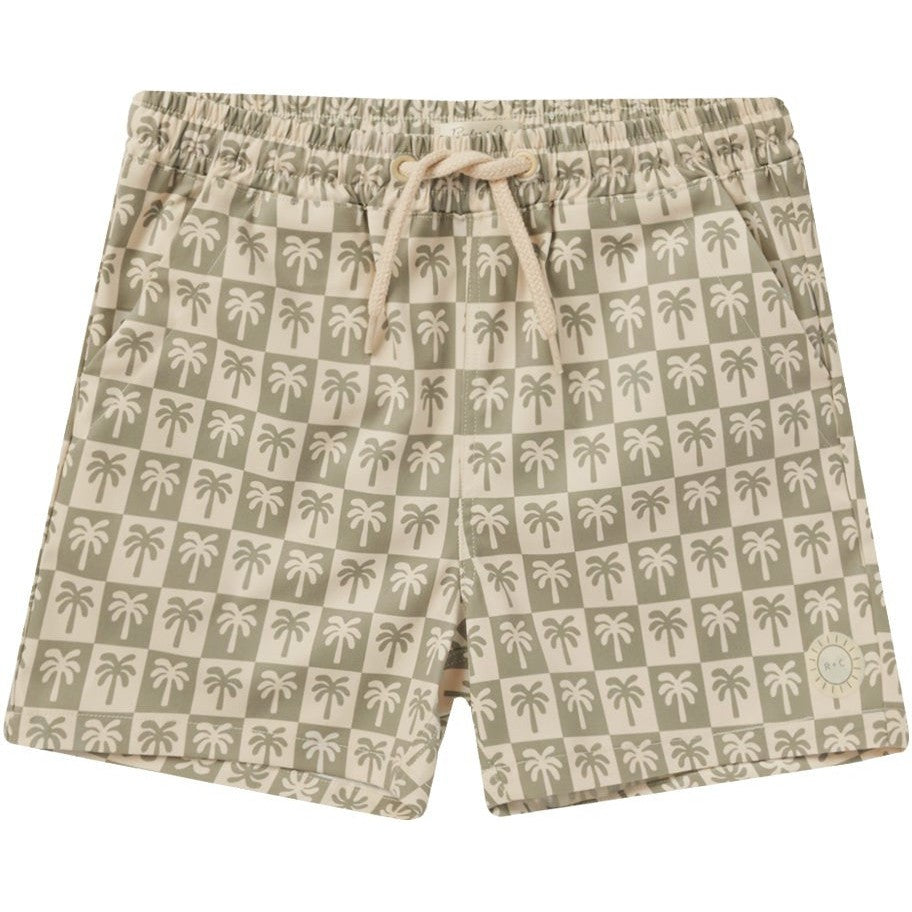 Rylee + Cru Boardshort | Palm Check