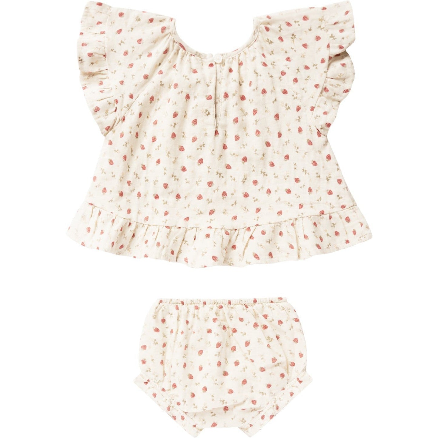 Rylee + Cru Butterfly Top + Bloomer Set | Strawberry Fields