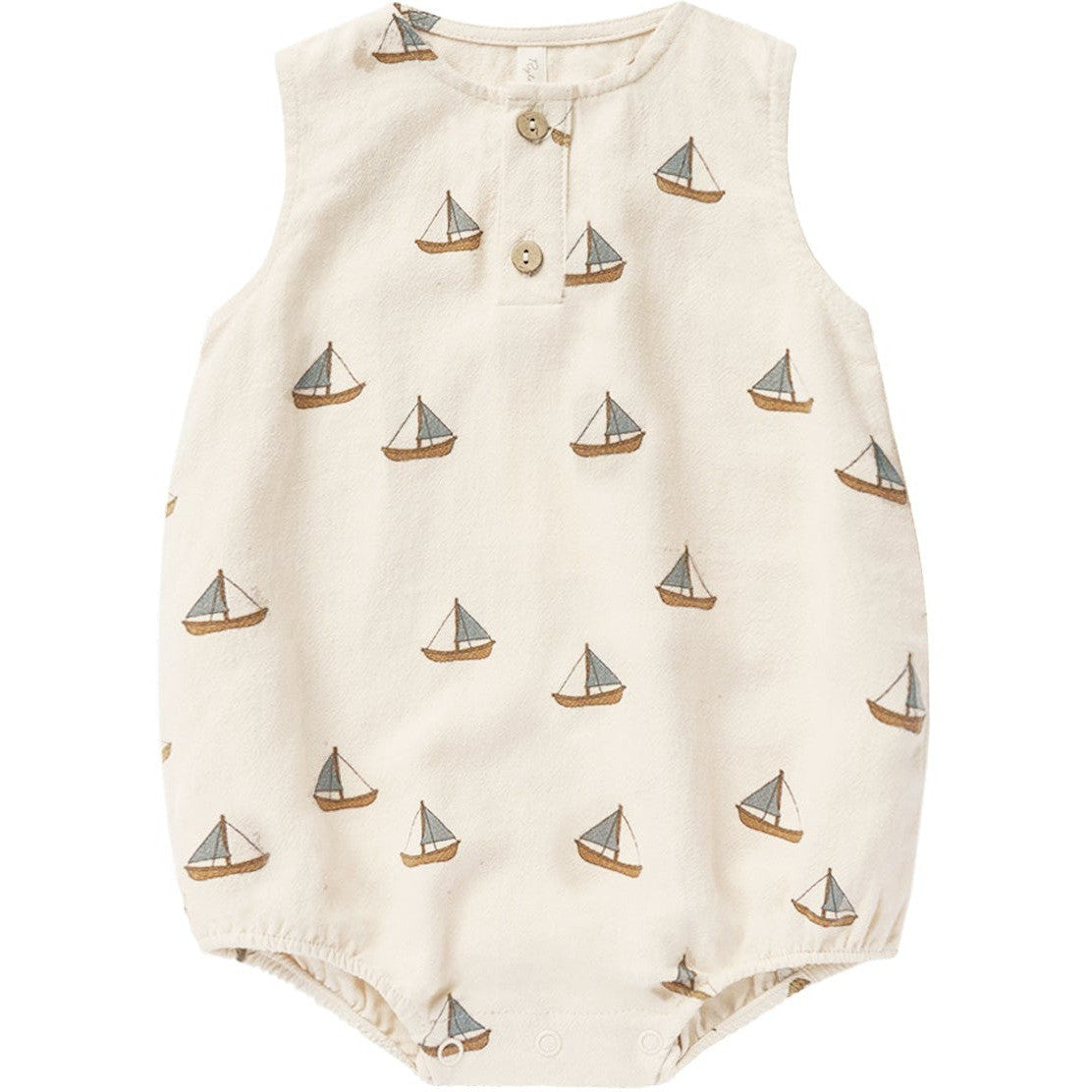 Rylee + Cru Beau Romper | Sailboats