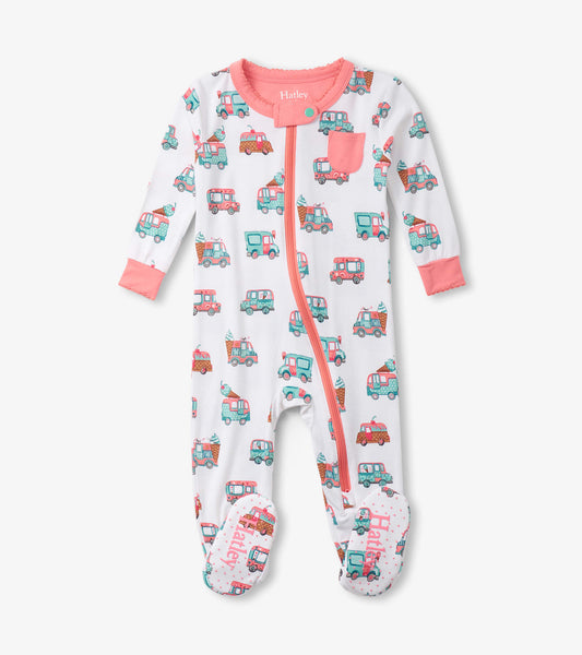 Hatley Ice Cream Trucks Bamboo Coverall
