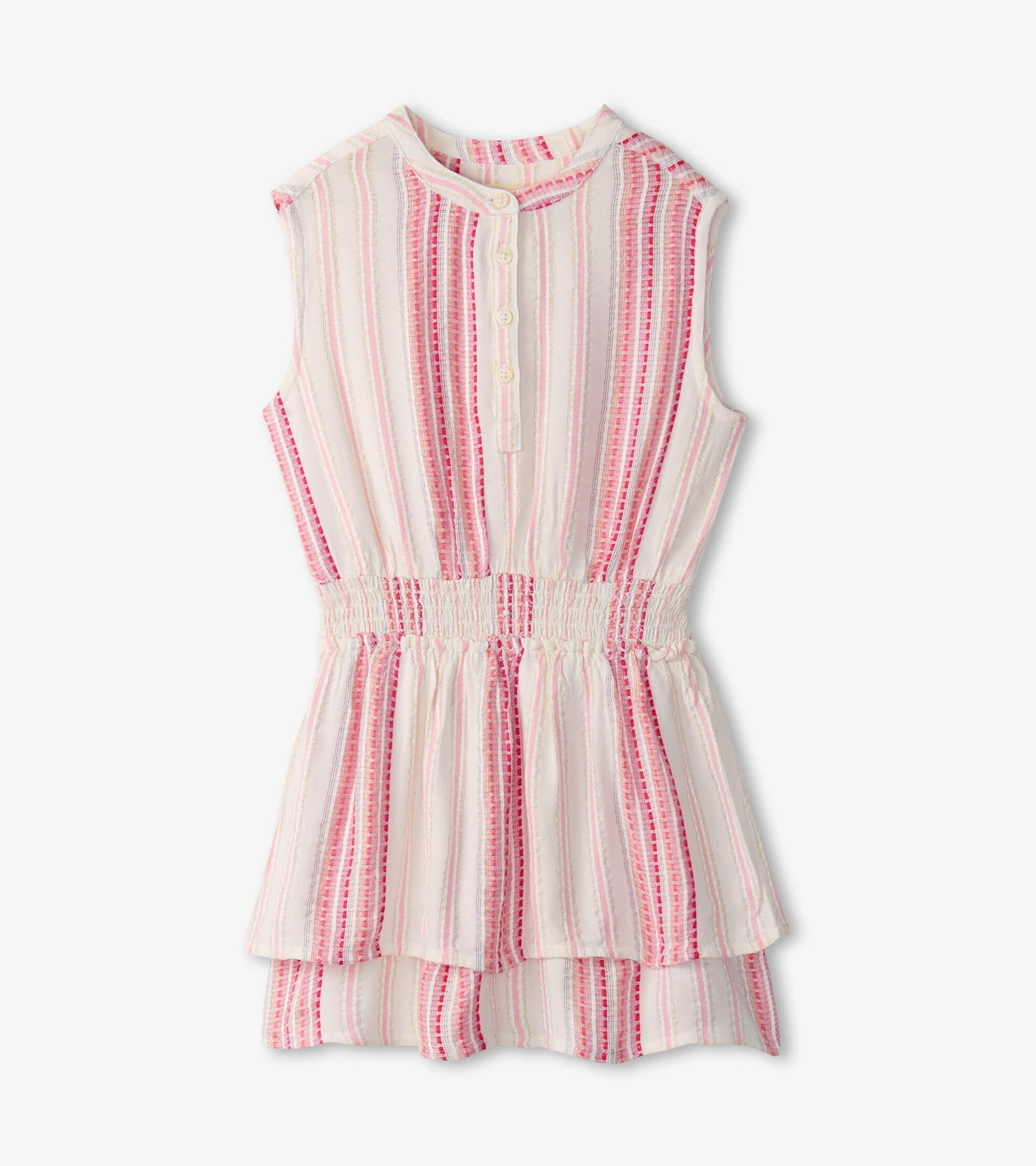 Hatley Ribbon Stripe Smocked Waist Dress