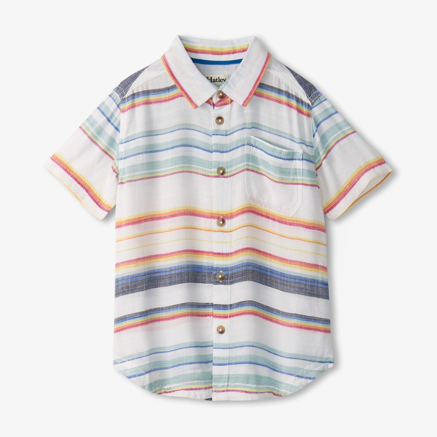 Hatley Summer Stripe Button Down Shirt