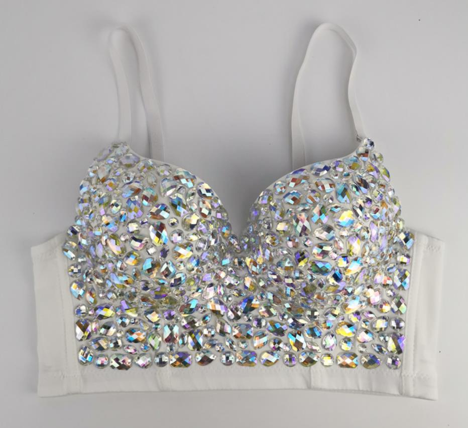 Diamond beading Crop Top