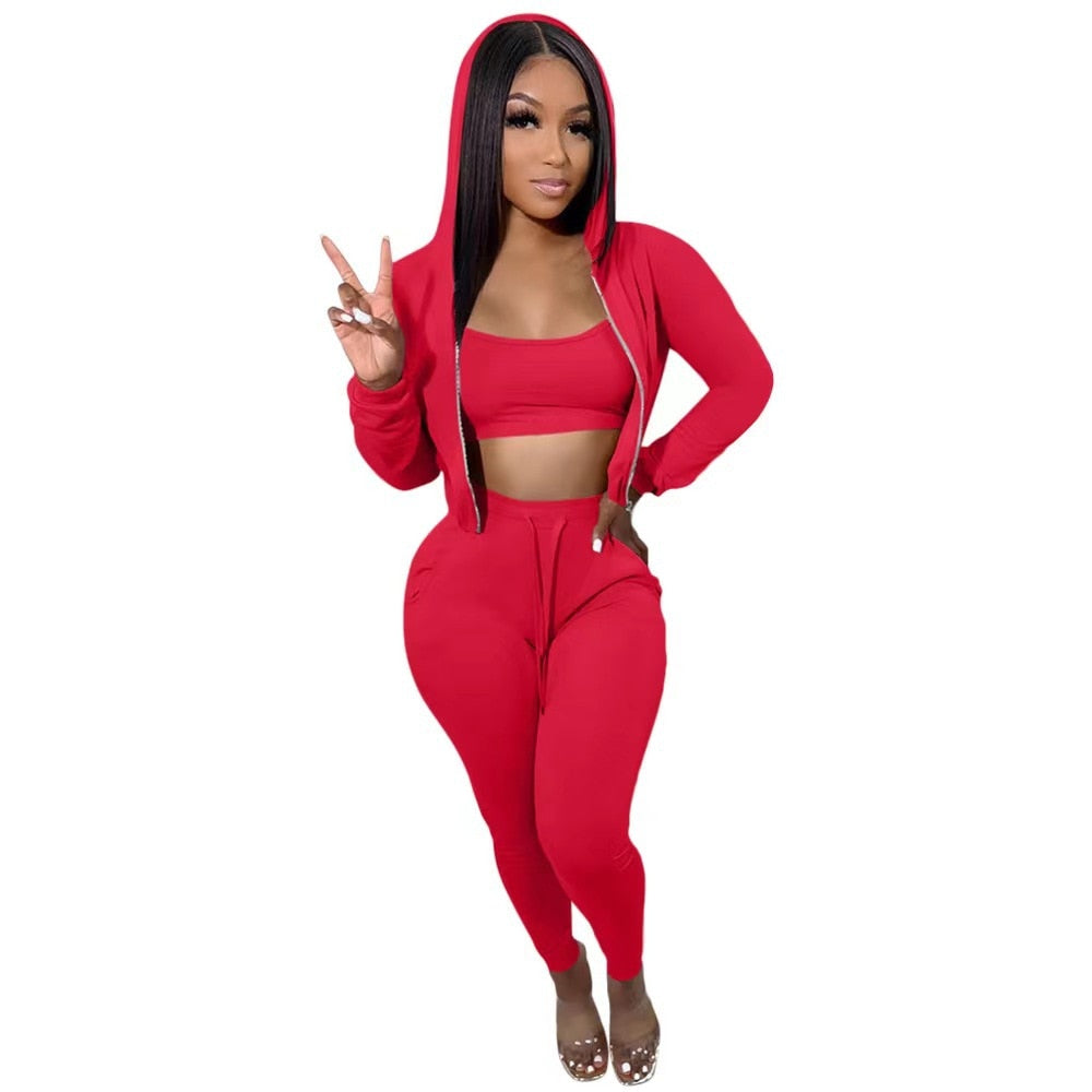 3 Piece Tracksuit Sets