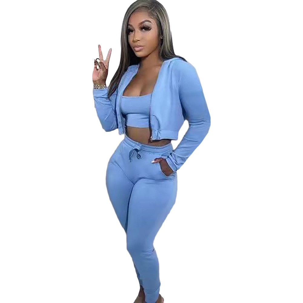 3 Piece Tracksuit Sets