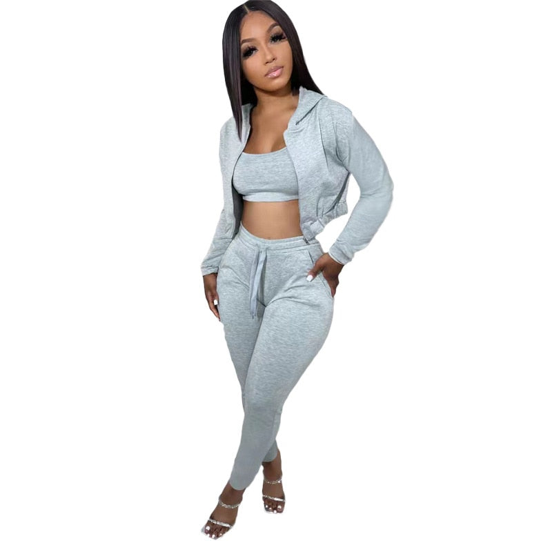 3 Piece Tracksuit Sets