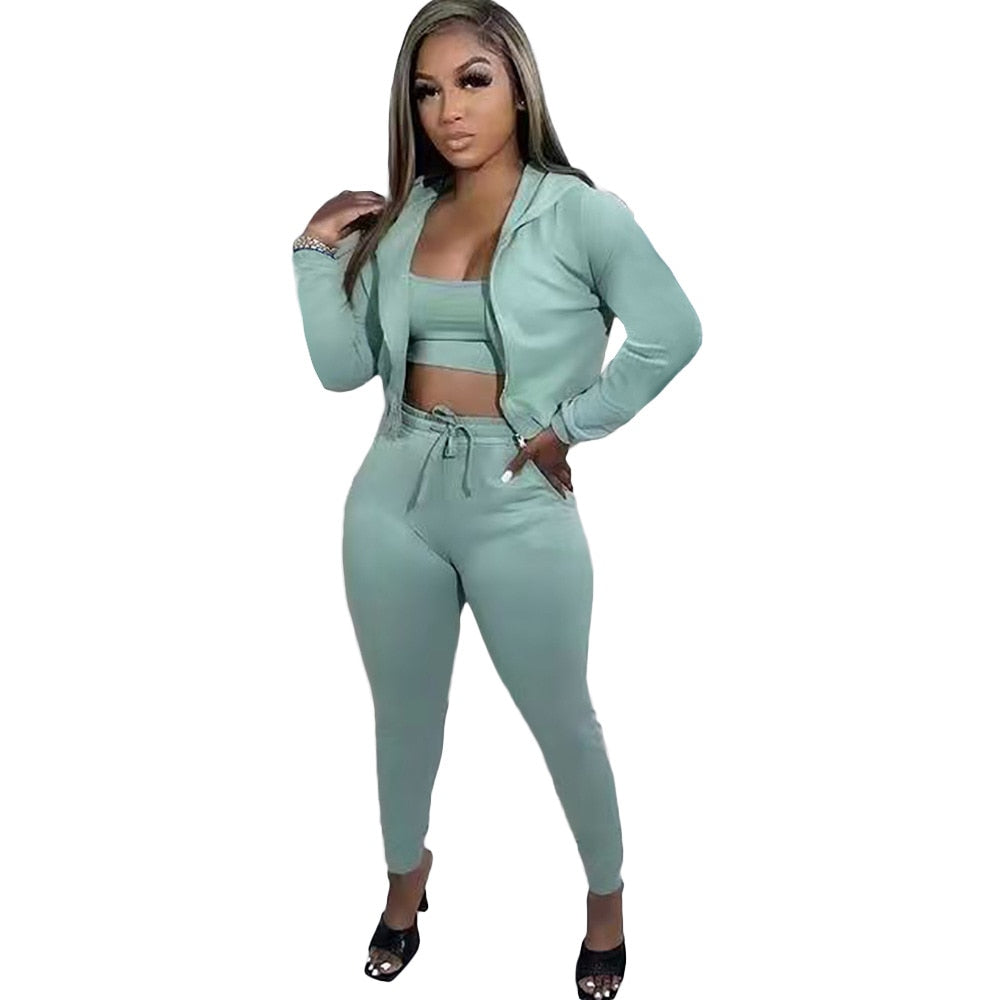 3 Piece Tracksuit Sets