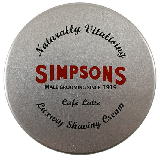 Simpsons Cafe Latte Shaving Cream (4.2oz)