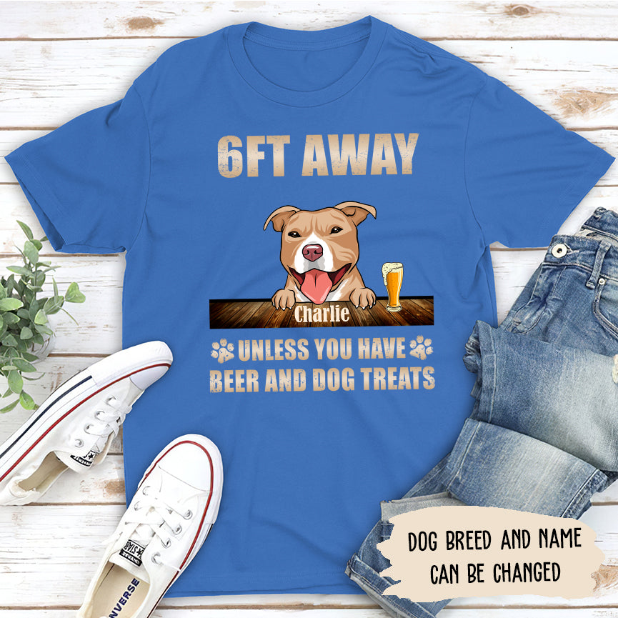Beer and Dog Treats - Personalized Custom Classic T-shirt