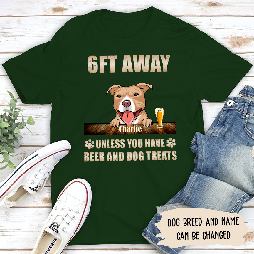 Beer and Dog Treats - Personalized Custom Classic T-shirt