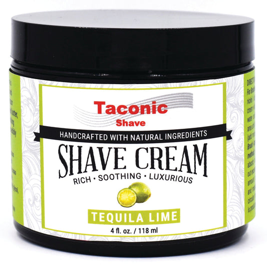 Taconic Shave Cream, Tequila Lime (4oz)
