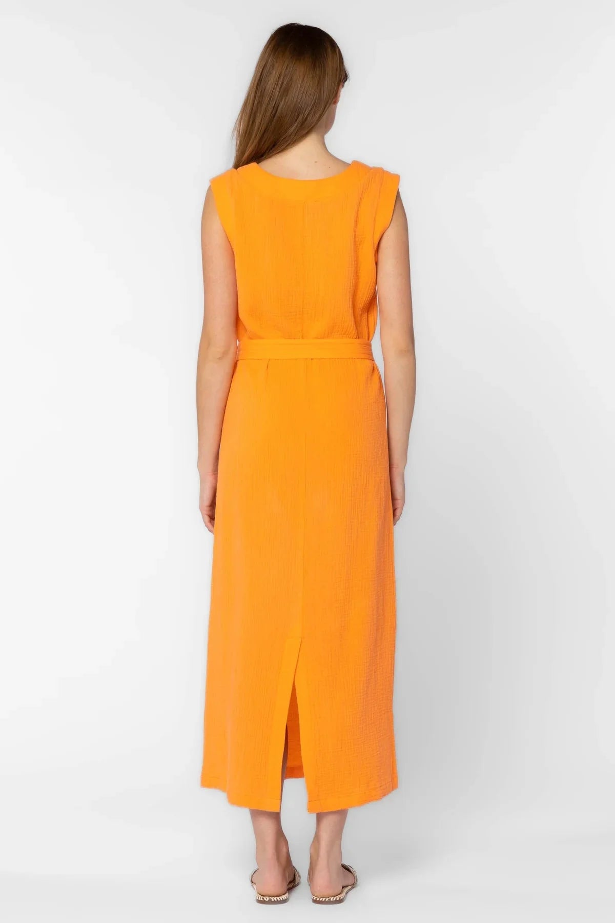 Aurelie Tangerine Dress