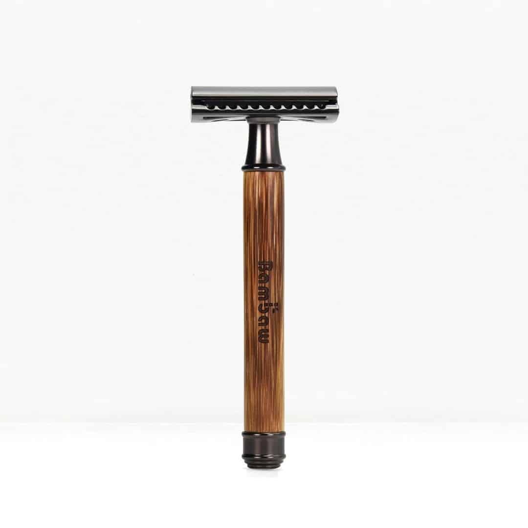 Slim Bamboo Safety Razor - Dark