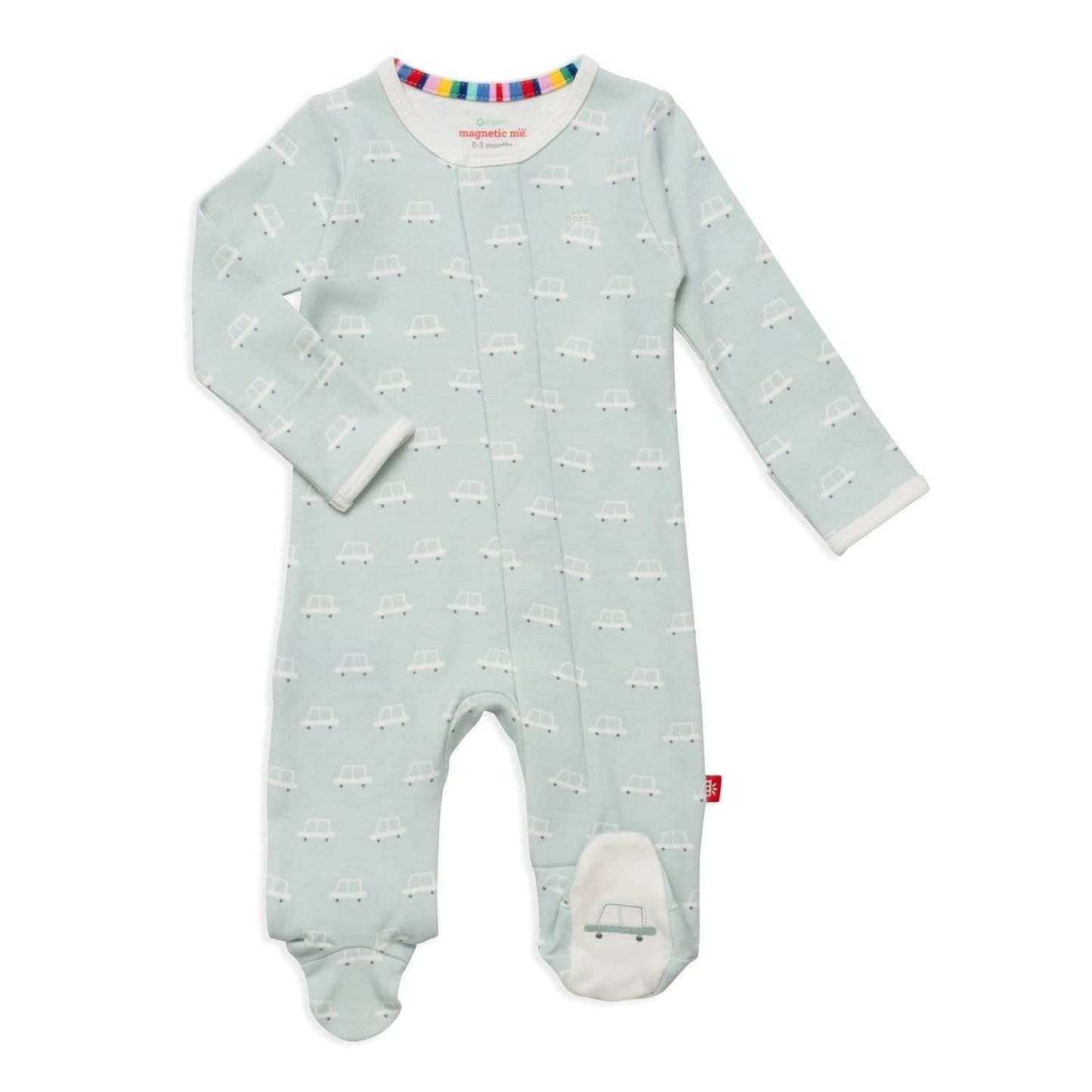 Magnetic Me Beep Beep Time For Sleep Organic Cotton Magnetic Parent Favorite Footie