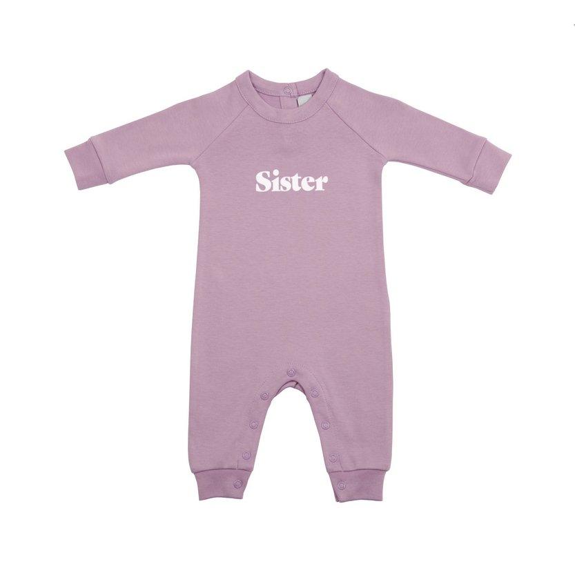 Bob & Blossom Dusty Violet Sister Onesie