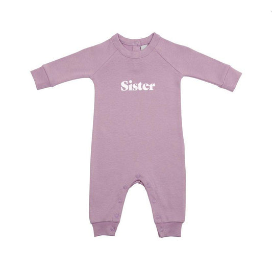 Bob & Blossom Dusty Violet Sister Onesie