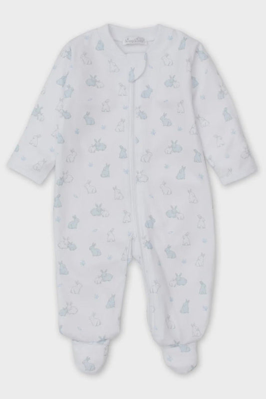 Boys Footie Zip Bunny Burrows