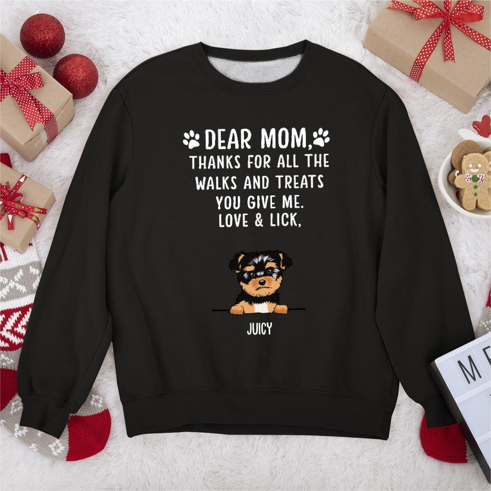 Thanks For All The Treats - Personalized Custom Sweatshirt