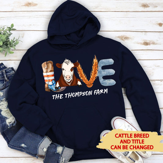 Love Farm - Personalized Custom Hoodie