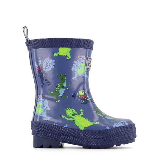 Creepy Cryptids Shiny Rain Boots - Tadpole