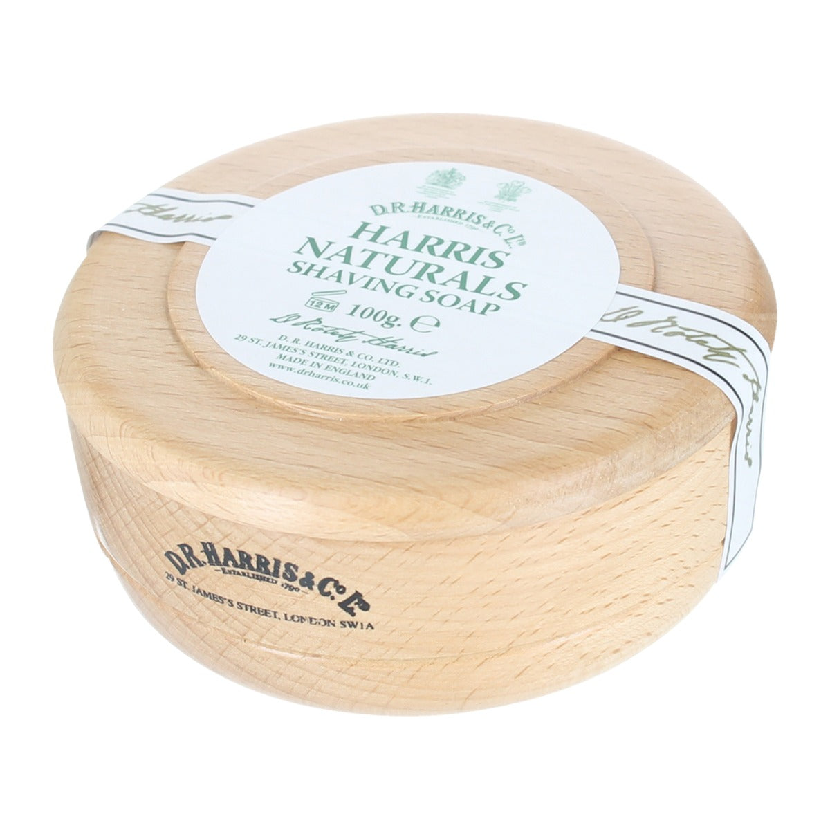 D. R. Harris Naturals Shaving Soap in Bowl, 100g