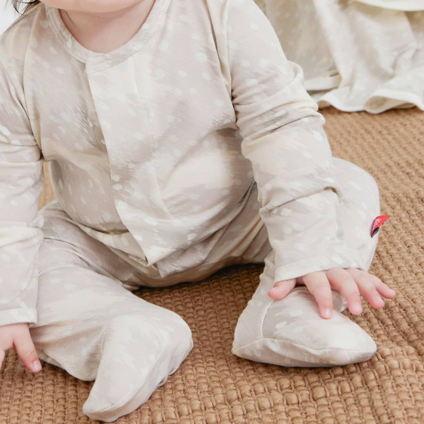 Magnetic Me Doeskin Tan Modal Magnetic Parent Favorite Footie