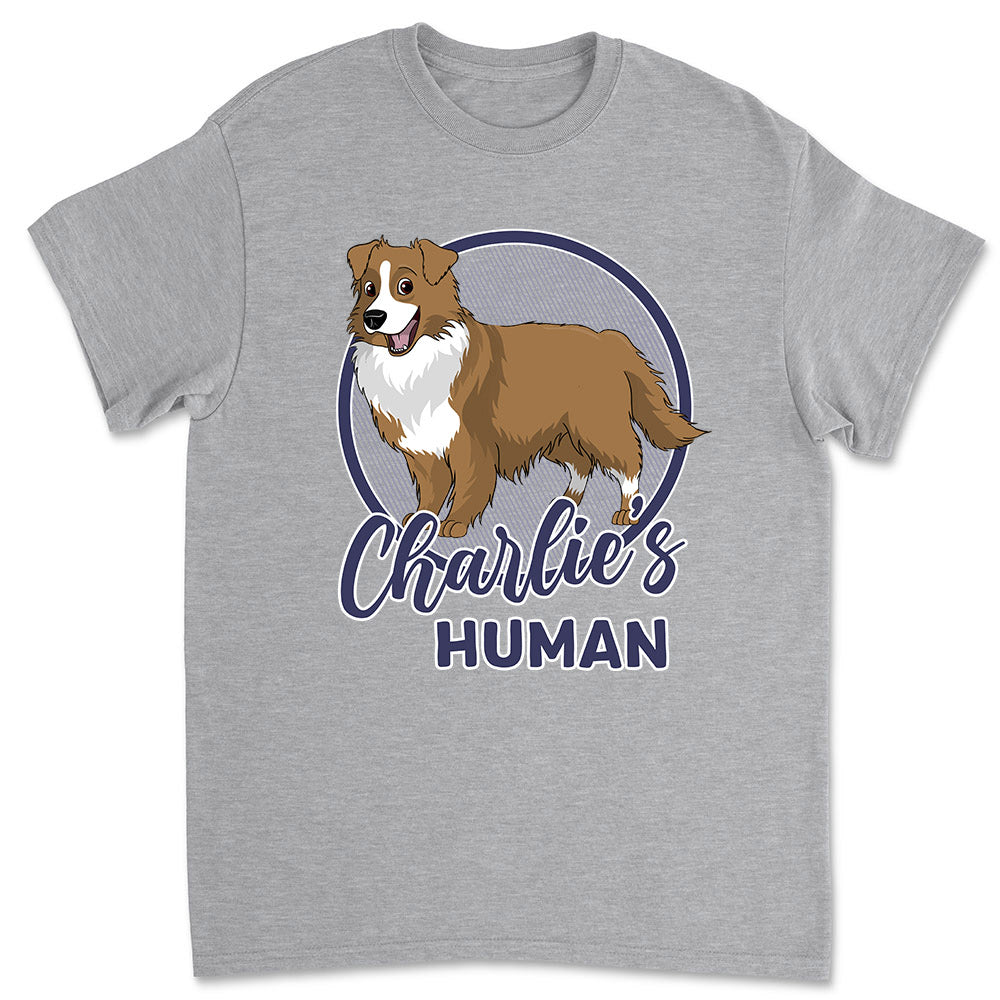 Dog Human Circle - Personalized Custom Unisex T-shirt
