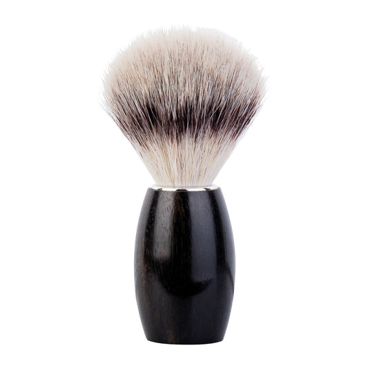 DOVO Solingen Synthetic Shave Brush: Ebony Wood