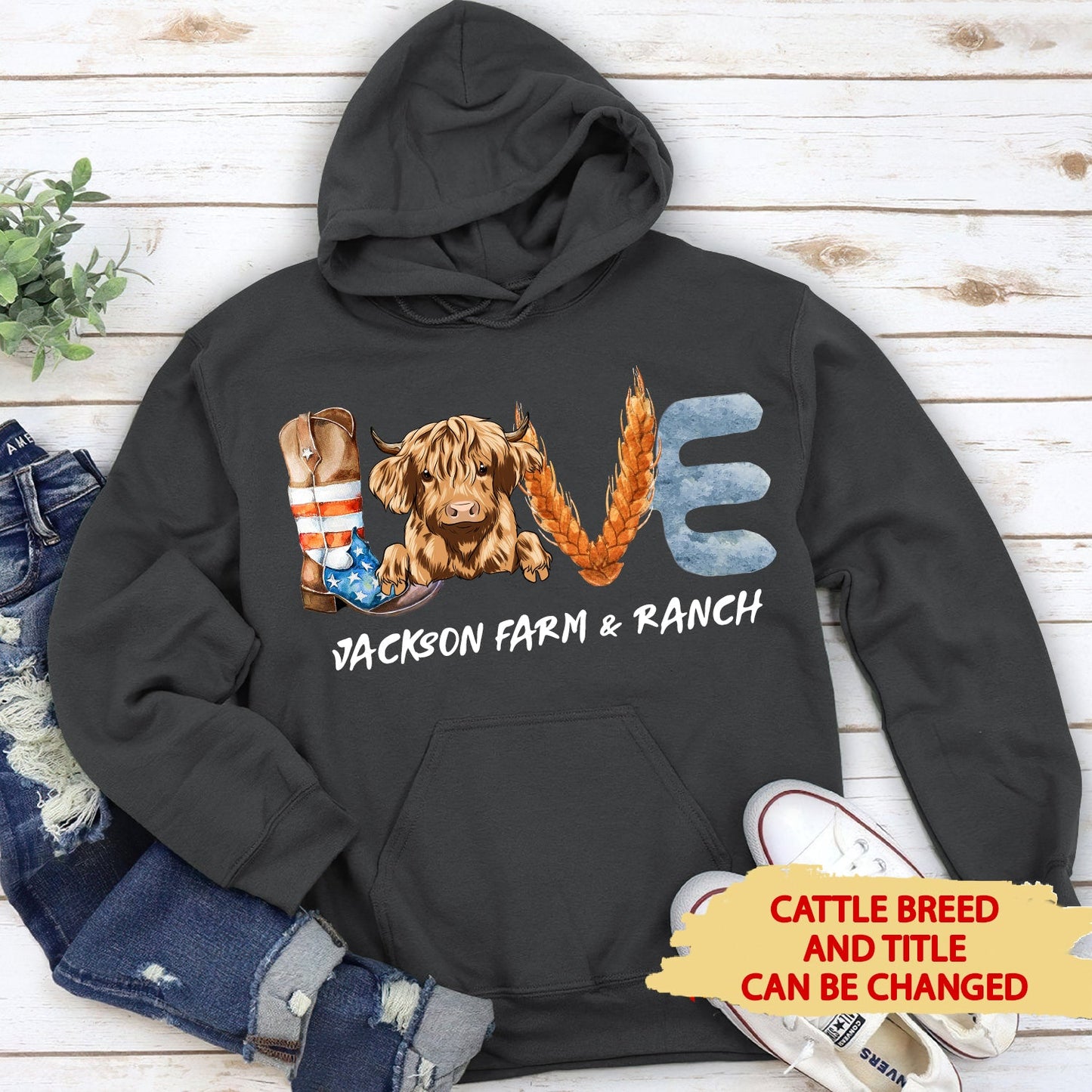 Love Farm - Personalized Custom Hoodie