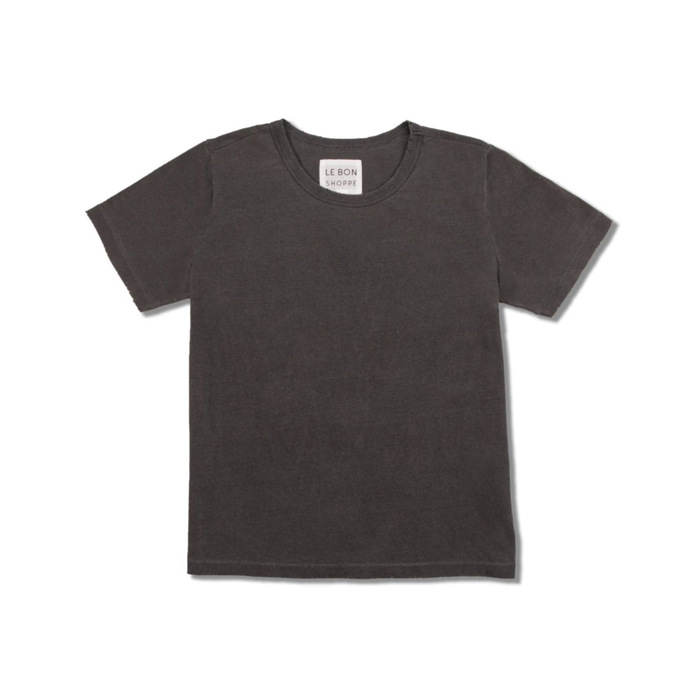 Organic Cotton Vintage Boy Tee | Faded Black