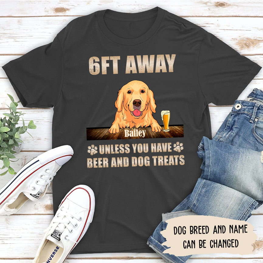 Beer and Dog Treats - Personalized Custom Classic T-shirt