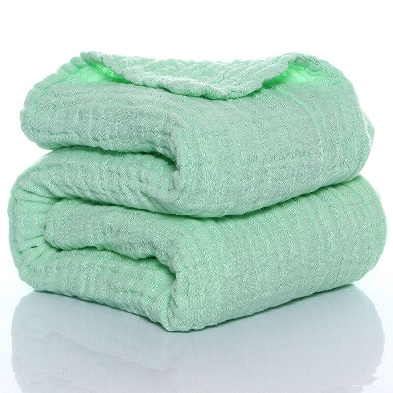 Heavenly Hugs Organic 6-Layer Baby Swaddle Muslin Blanket