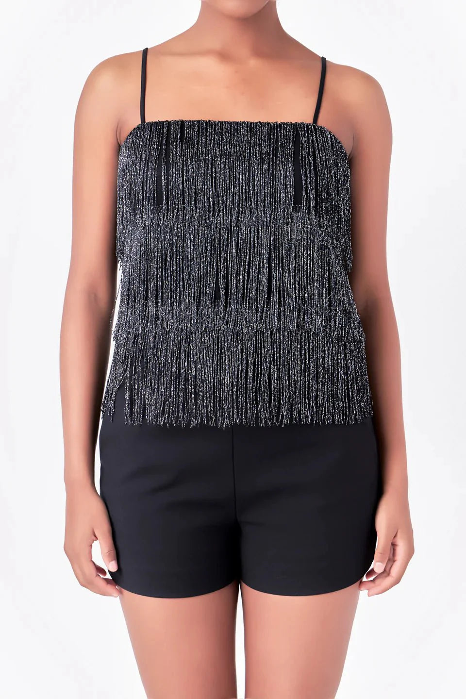 Fringe Tiered Top