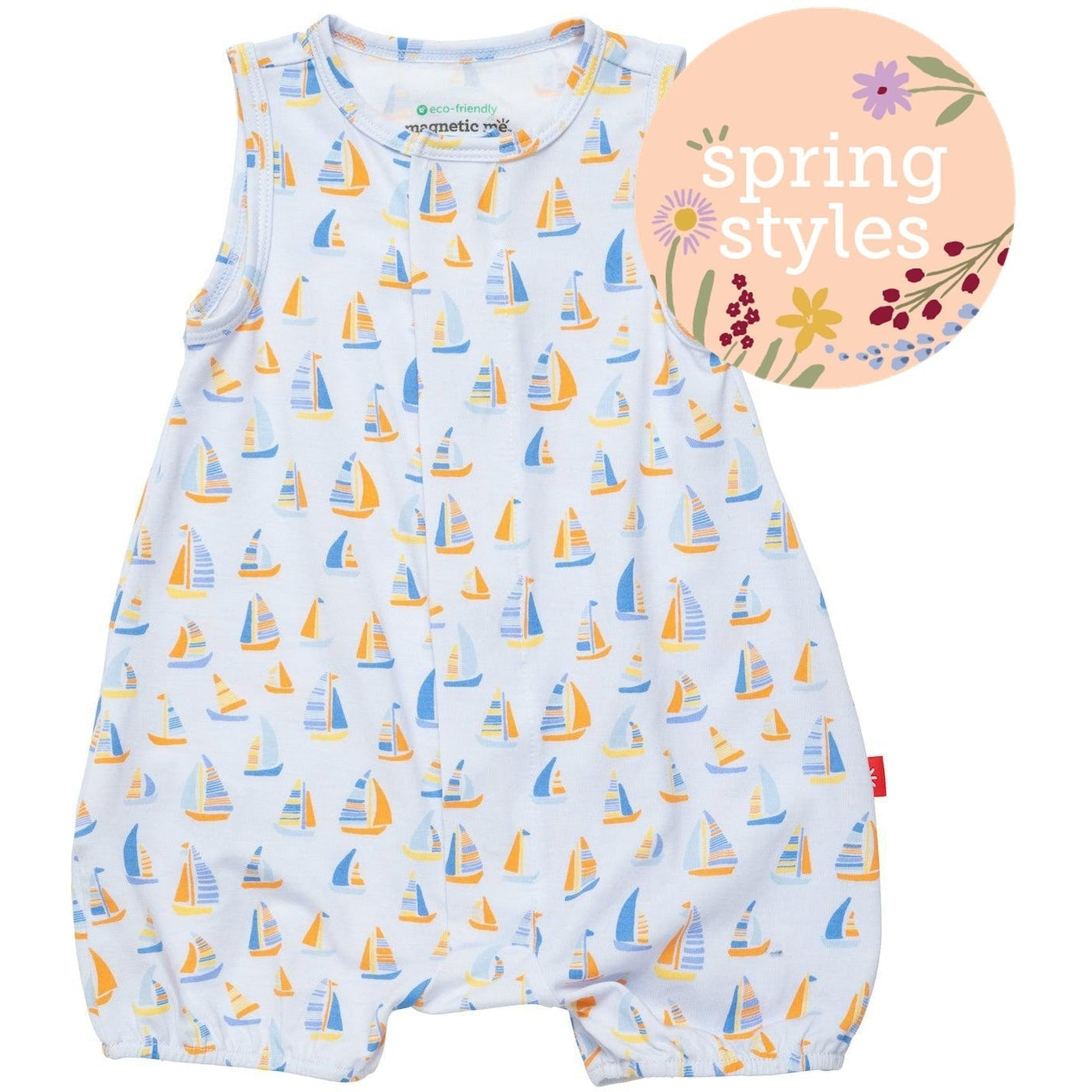 Magnetic Me Good Vibe On The Tide Modal Magnetic Sleeveless Romper