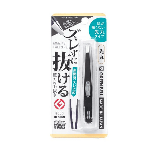 Green Bell Black Round Tweezers #10087287