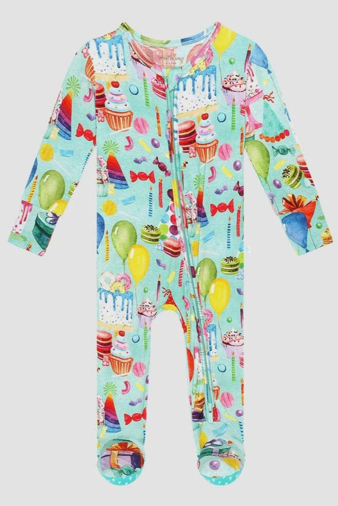 Happy Birthday Zip Footie