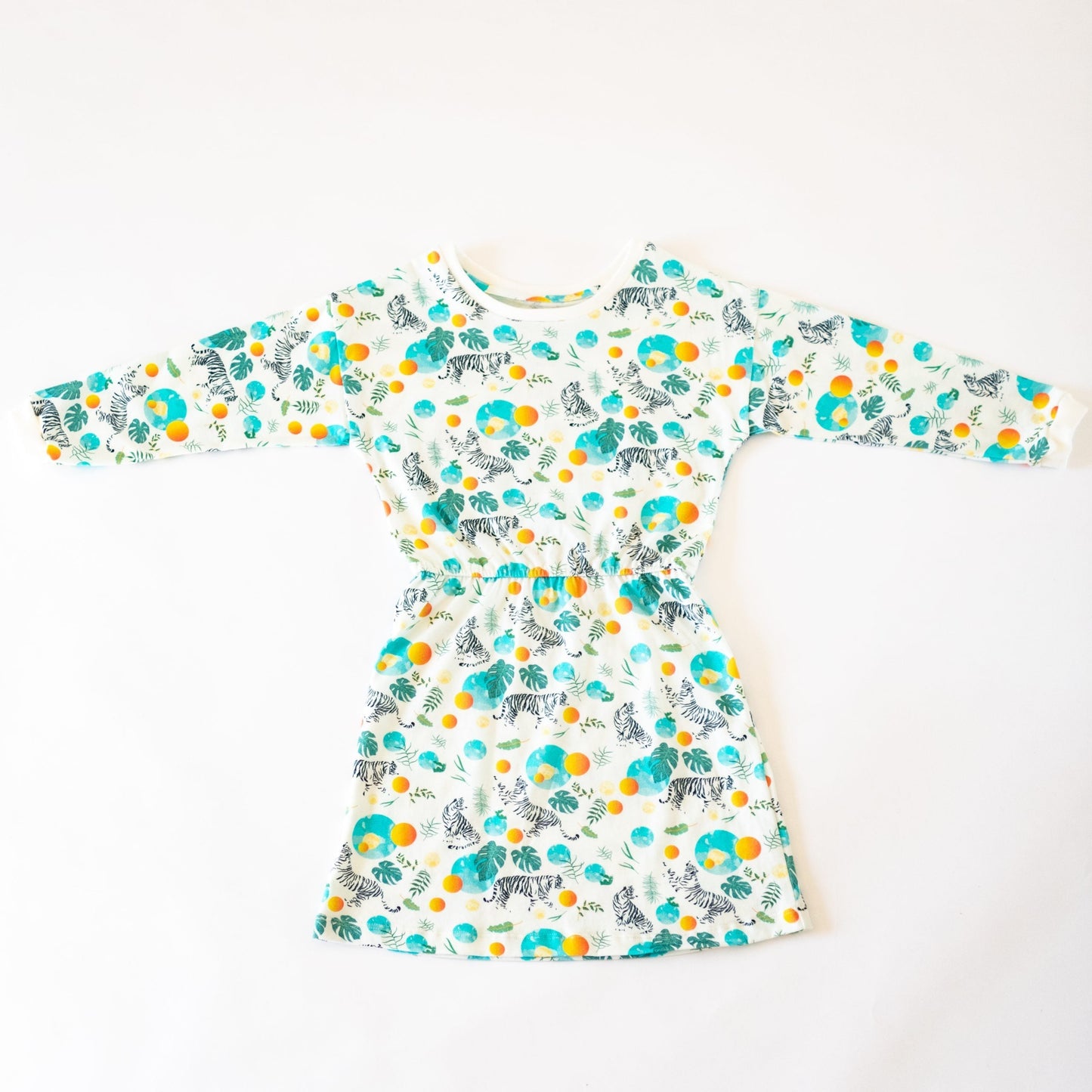 Kids' Magical Jungle Long Sleeve Dress