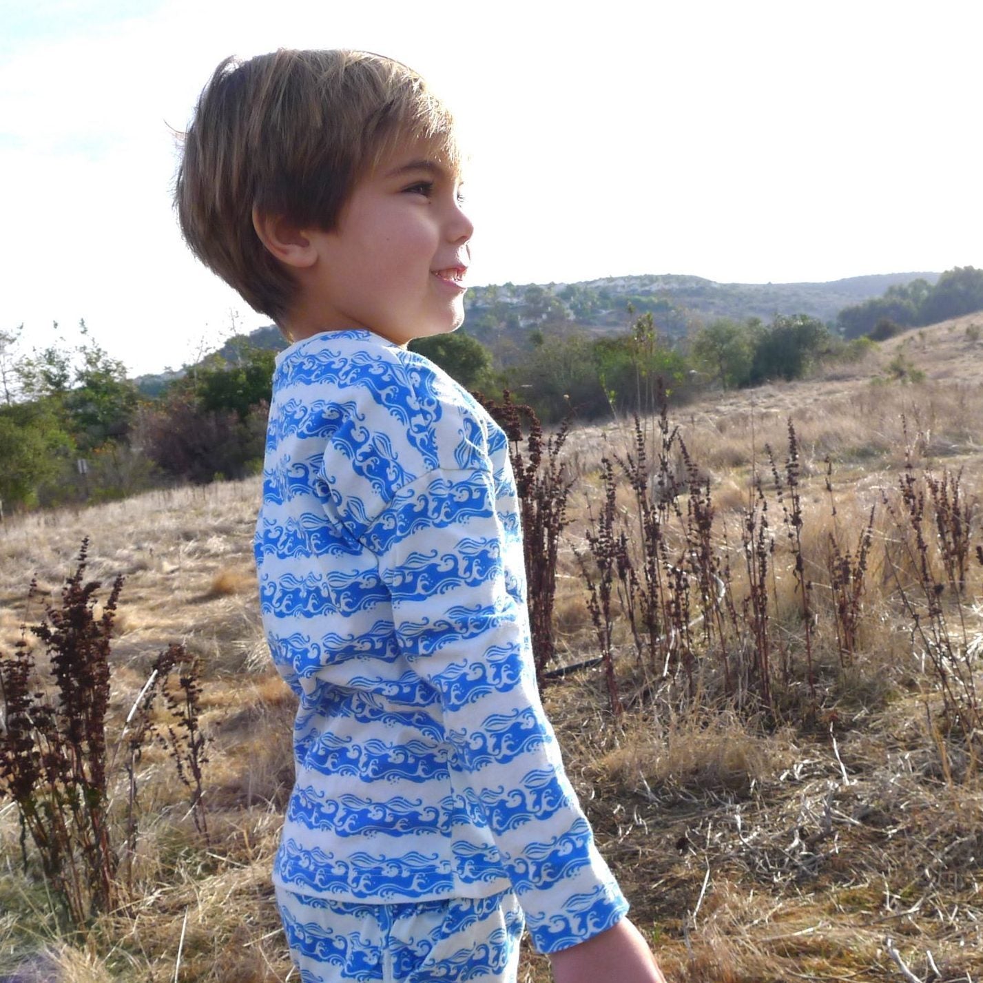 Kids' Hello Fun Wave Unisex Long Sleeve Tee