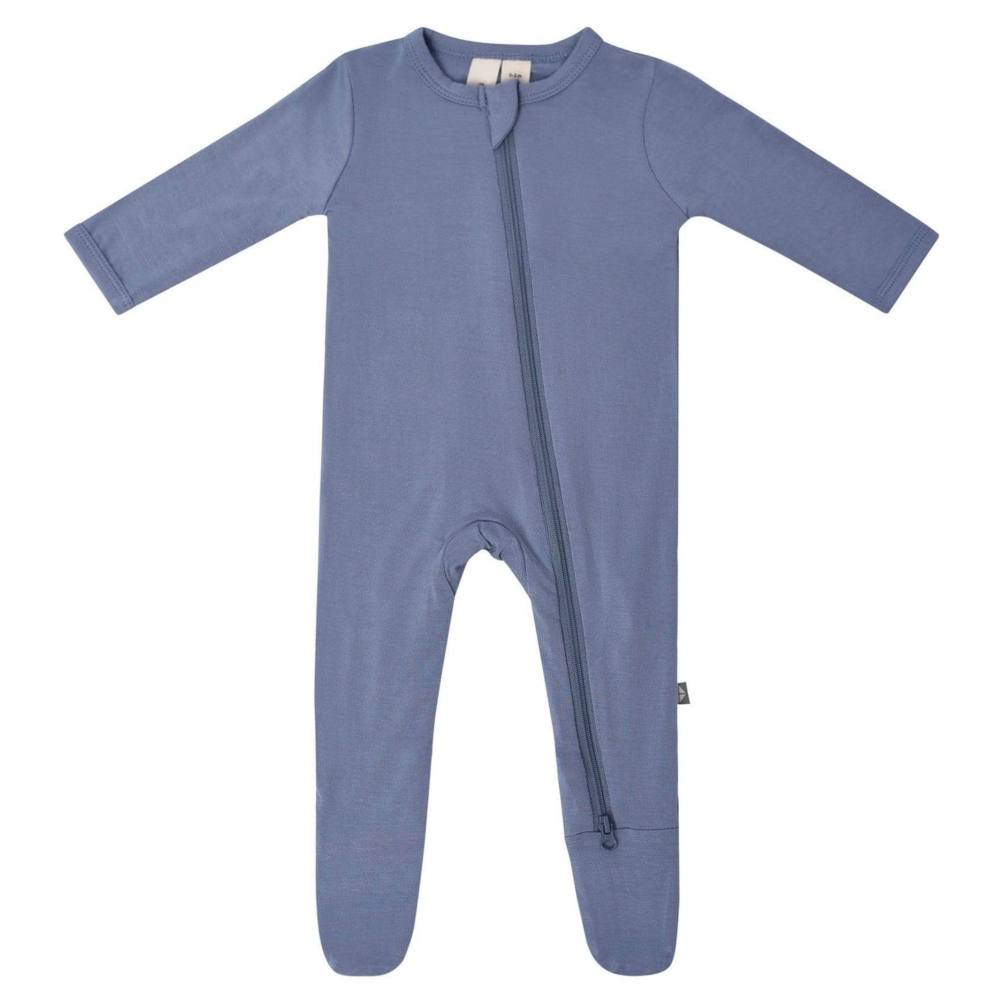 Kyte Baby Zippered Footie - Slate