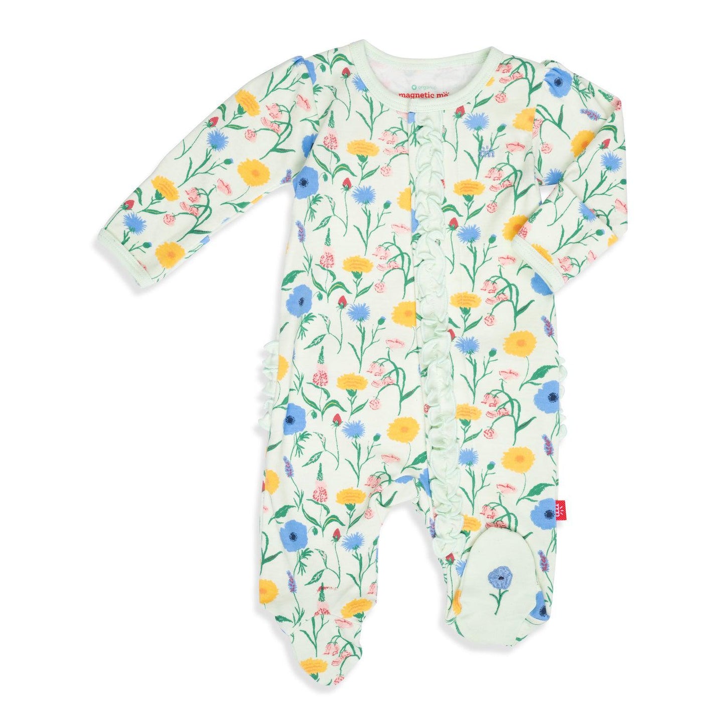 Magnetic Me Le Jardin Organic Cotton Magnetic Parent Favorite Footie