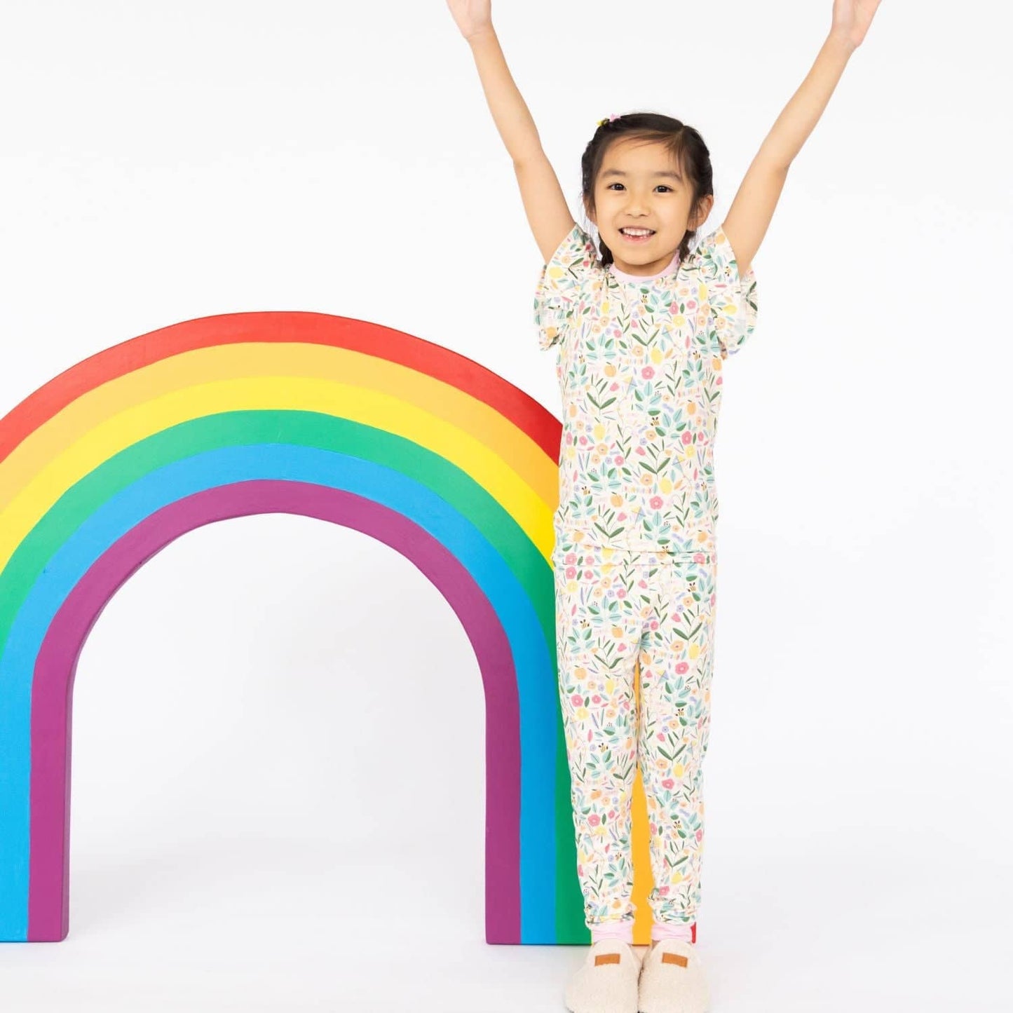 Magnetic Me Life's Peachy Modal Magnetic No Drama Pajama Short Sleeve Set